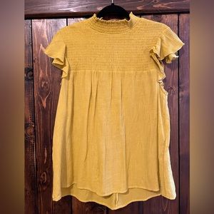 THML Mustard Blouse
